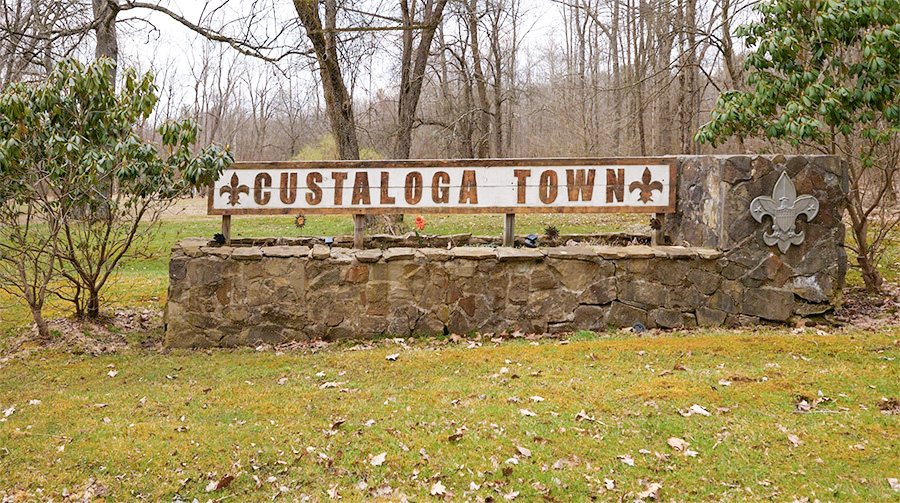 CustalogaTownSign Custaloga Town Sign